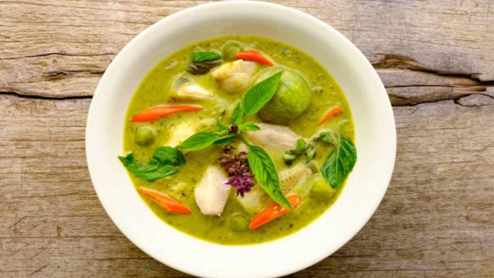 Veg Thai Green Curry Recipe | How to Make Vegetable Thai Green Curry at Home